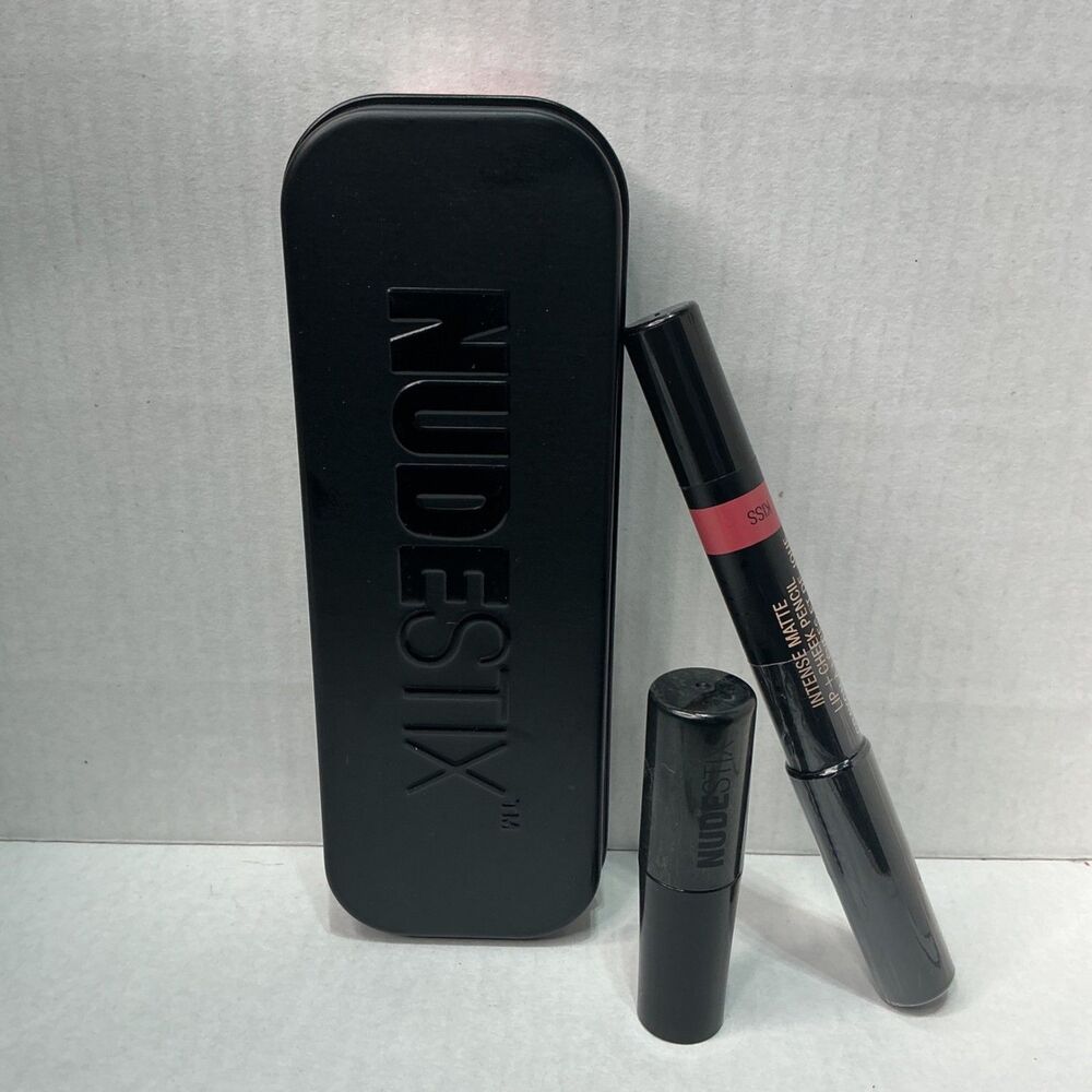 Nudestix Intense Matte Lip + Cheek Pencil Kiss 2.8g With Tin Box